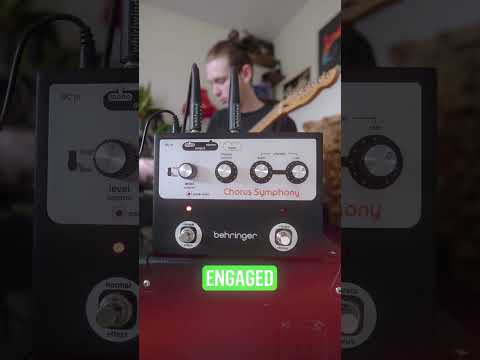 Демонстрация Behringer Chorus Symphony Педаль эффекта Chorus/Vibrato