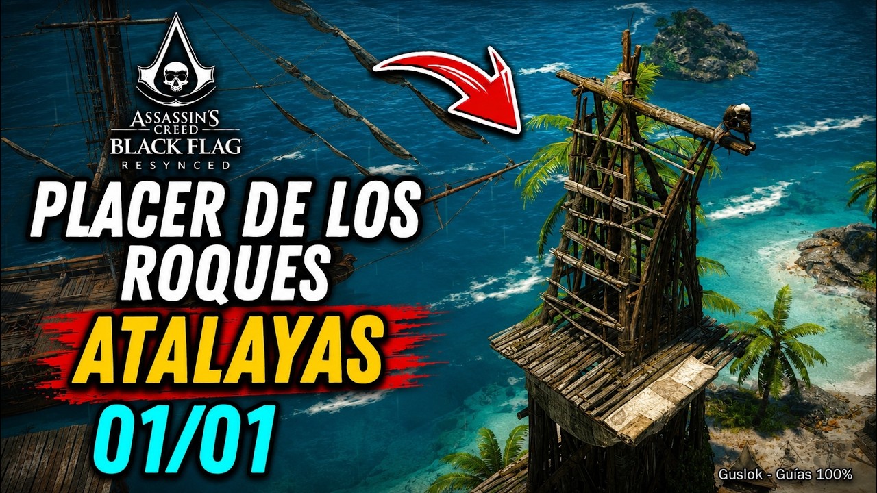 Placer De Los Roques Todas Las Atalayas 100% | Assassin’s Creed Black Flag Resynced
