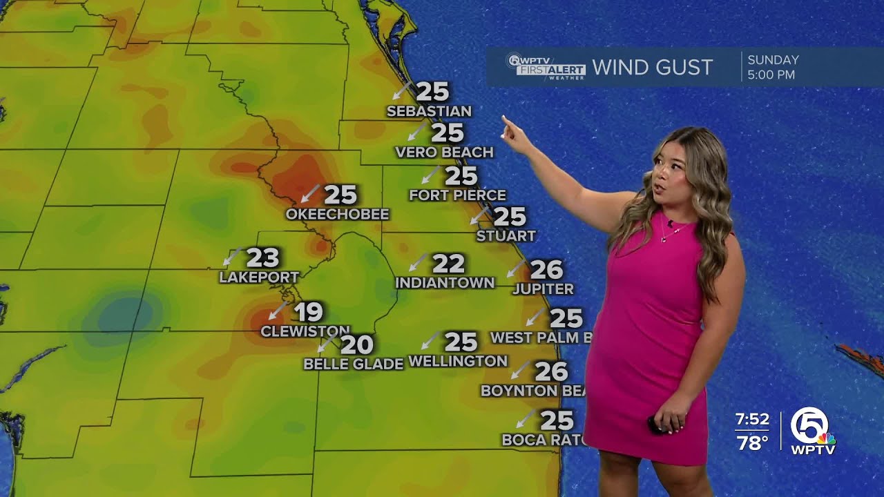 WPTV First Alert Weather forecast, morning of Oct. 20, 2024