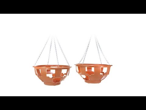 FieldSmith 2pack of 15" Ultimate Hanging Planter Baskets