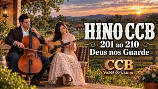 HINOS CCB 201 AO 210 | 10 Hinos em Sequência que Tocam o Coração – Hinário 5