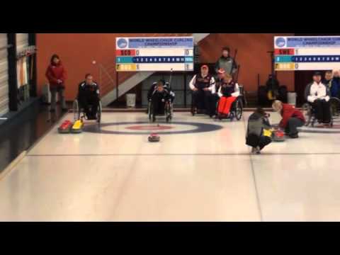 World Wheelchair curling Ch-ship 2011 Rus-Sco game1. 1-2end.avi