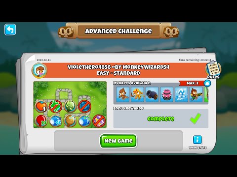 Btd6 Advanced challenge - violethero4856 - 11 February 2023