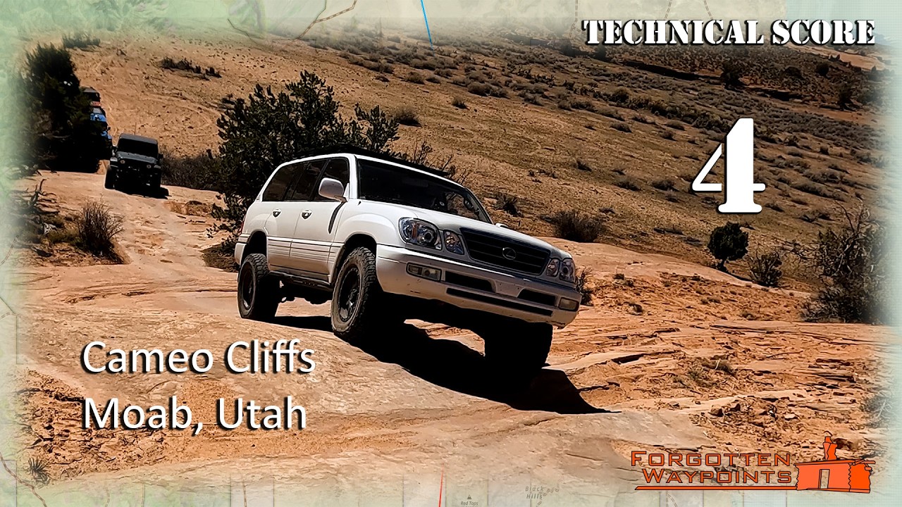 Off Tracks: Cameo Cliffs, Moab Unit.  Wilson Arch Overlook Trail