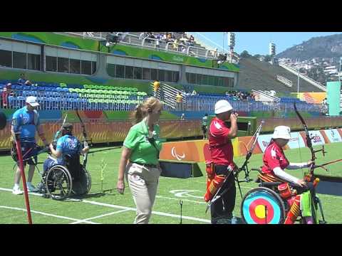 Recurve Open Mixed Team First Round - Czech Republic v PR China - Rio 2016 Paralympic Games