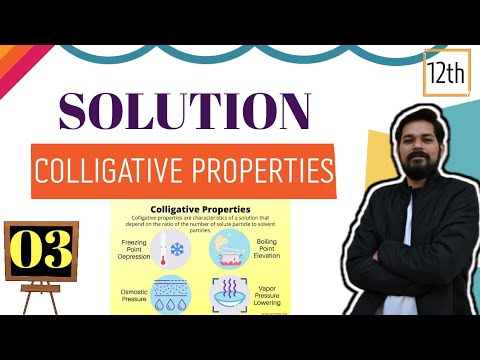 Solutions | Class 12 (L3) | Colligative properties | RLVP | EBP | DFP | OP