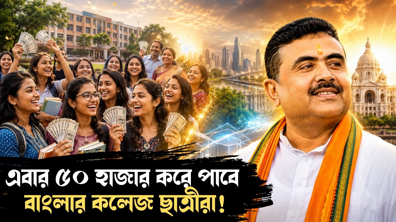 এবার ৫০ হাজার করে পাবে বাংলার ছাত্রীরা, বড়সড়  ঘোষণা রাজ্যের! | Financial Help For College Girls