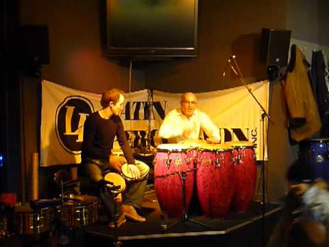 Conga & Bongo Jam by master percussionist Hakim Ludin & Claudio Spieler