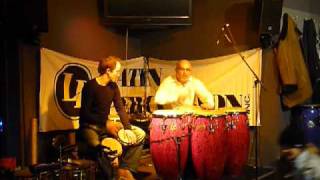 Conga & Bongo Jam by master percussionist Hakim Ludin & Claudio Spieler
