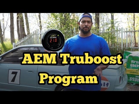 How to program AEM TruBoost Boost Gauge.