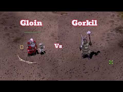 Gloin vs Gorkil (Bfme 2 patch 1.09v3)
