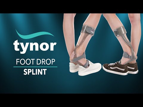 Tynor FOOT DROP SPLINT (D17) for support and stabilization of ankle and foot in foot drop conditions