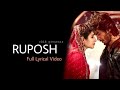RUPOSH : Title Track (Full Lyrics) - Wajhi Farooki - Haroon Kadwani - Kinza Hashmi | OST Song |rk18