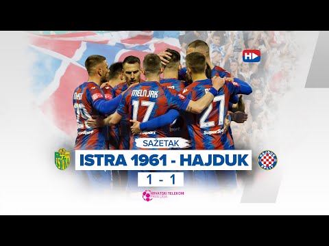 [SAŽETAK] Istra 1961 - Hajduk 1:1 | 26. kolo HT Prve lige