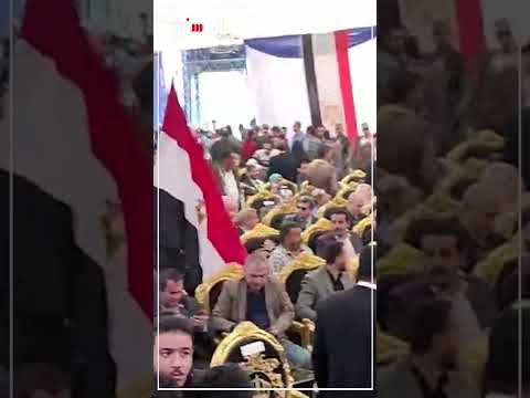 بحضور أعضاء حملة السيسي .. آلاف المواطنين في مؤتمر حاشد لدعم الرئيس بالسادات