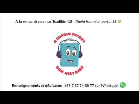 A la rencontre de nos Tsadikim 12- David Hameleh partie 13😇