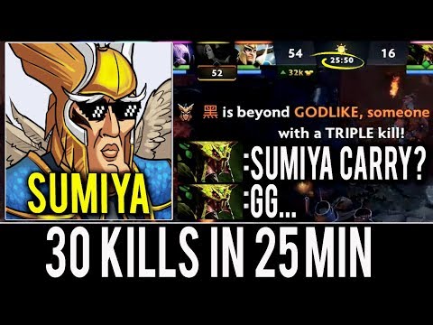 SUMiYa NEW IMBA Skywrath Mage Dota 2 - Is He Better Than Miracle with 30 Kills in 25 Min