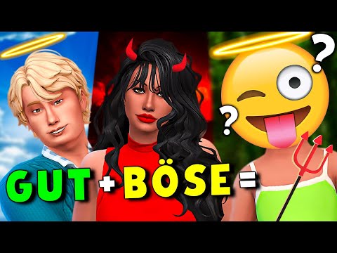 Sims 4 erstellt Engel + Teufel 👼😈& ich sperre sie in WOHNUNG ein! + Baby Experiment 🧪👶