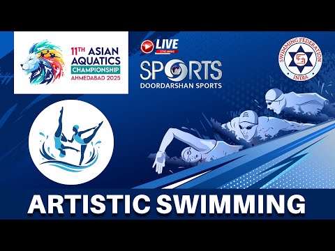 LIVE Day 5 - 11th Asian Aquatics Championships | Veer Savarkar Sports Complex, Ahmedabad