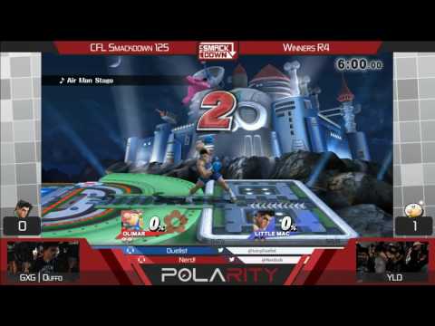 CFL Smackdown 125 WiiU - GxG | Duffo (Little Mac) vs YLD (Olimar) - Winners R4