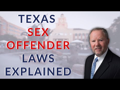 What Happens If You Have To Register As A Sex Offender In Texas?