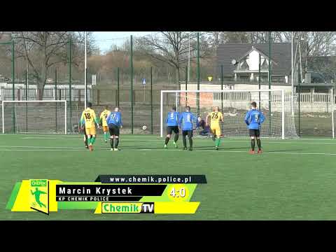 Bramki z meczu PP Światowid Łobez - KP Chemik Police