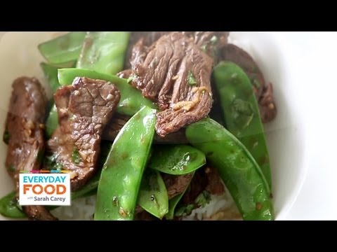 Beef and Snow Pea Stir-Fry | Everyday Food with Sarah Carey