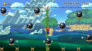 Super Mario Maker - DKC 3-3 Forest Frenzy ジンガーの森