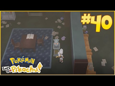 Pokemon Let's Go Pikachu Walkthrough Part 40: Pokemon Mansion!