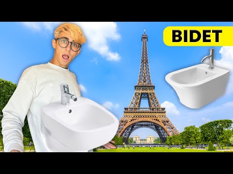 I DRESS UP AS A BIDET UNDER THE EIFFEL TOWER! Bonni in Paris #3