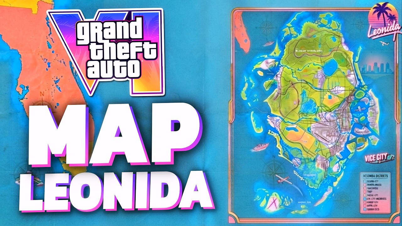 GTA 6 : La MAP COMPLETE de LEONIDA (elle est monstrueuse)