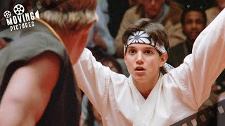 Daniel vs. Johnny's Final Fight Scene | The Karate Kid (1984) (Ralph Macchio, Pat Morita)