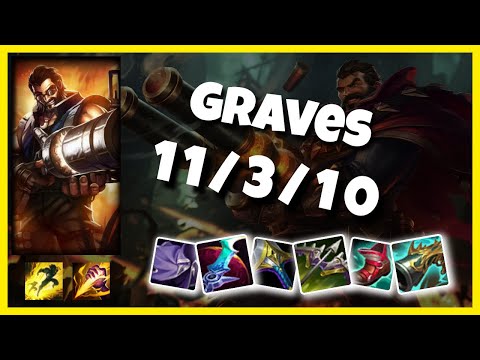 Graves vs Volibear KOREAN Challenger JUNGLE (11/3/10) Gameplay Replay - Patch 10.23