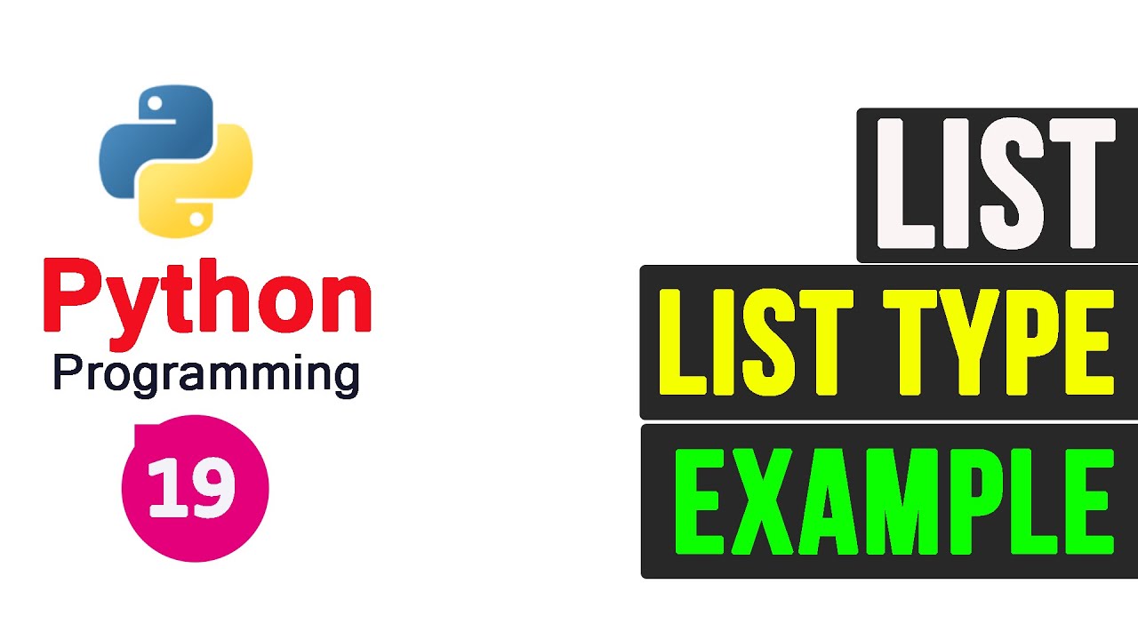 Python Programming Tutorial - List and List type | Nested List