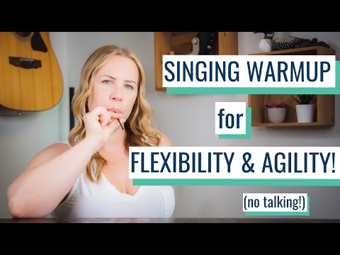 Vocal Warmup for Flexibility & Agility with the Singing / Straw (No Talking!)
