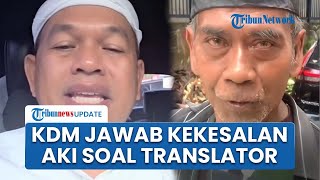 Penjual Es Cincau Jago Inggris Kesal KDM Janji Palsu Bakal Jadikan Translator, Dedi Mulyadi Bereaksi
