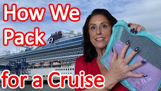 Packing for a Cruise - How We Pack Using Packing Cubes and How Easy it is to Unpack