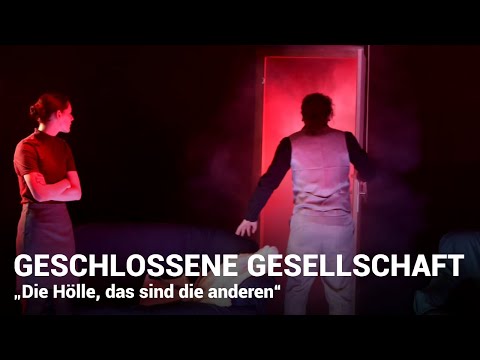 "Die Hölle, das sind die anderen" | GESCHLOSSENE GESELLSCHAFT | TheaterLoge Luckau