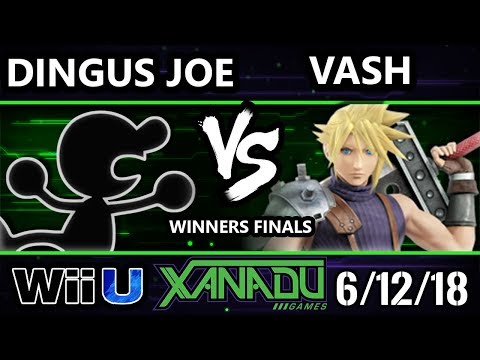 S@X 254 Smash 4 - Dingus Joe (Game and Watch) Vs. Vash (Cloud, Bayonetta) - Wii U Winners Finals