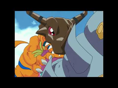 Agumon Digivolves to Greymon [First Time]