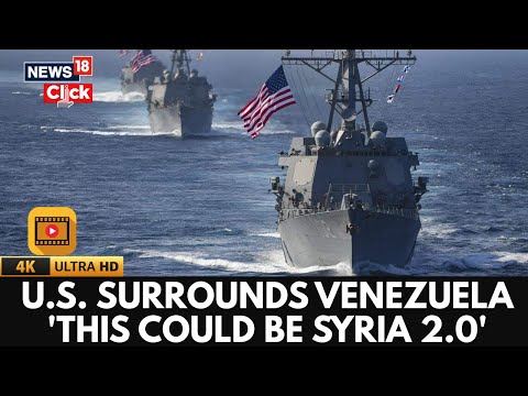 US Military Surrounds Venezuela? US Sends 3 Warships Toward Venezuela | Venezuela-US News 2025-N18G