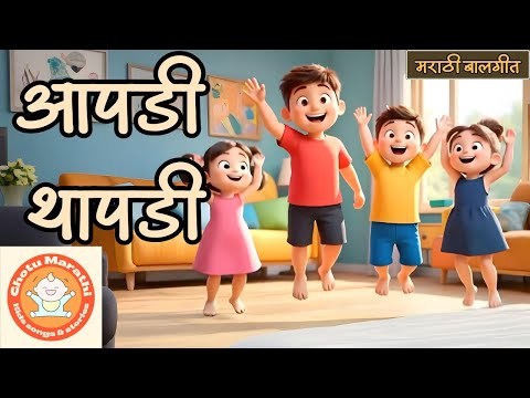 आपडी थापडी | लहान मुलांचे गाणे | Apadi Thapadi | मराठी बालगीत | Marathi Balgeet | Marathi rhymes