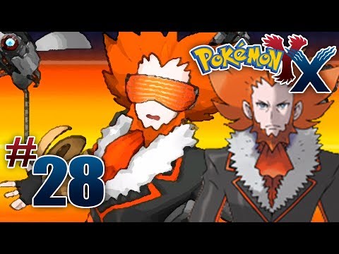 Let's Play Pokemon: X - Part 28 - Team Flare Boss Lysandre