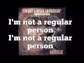 A Boogie Im Not A Regular Person Lyrics