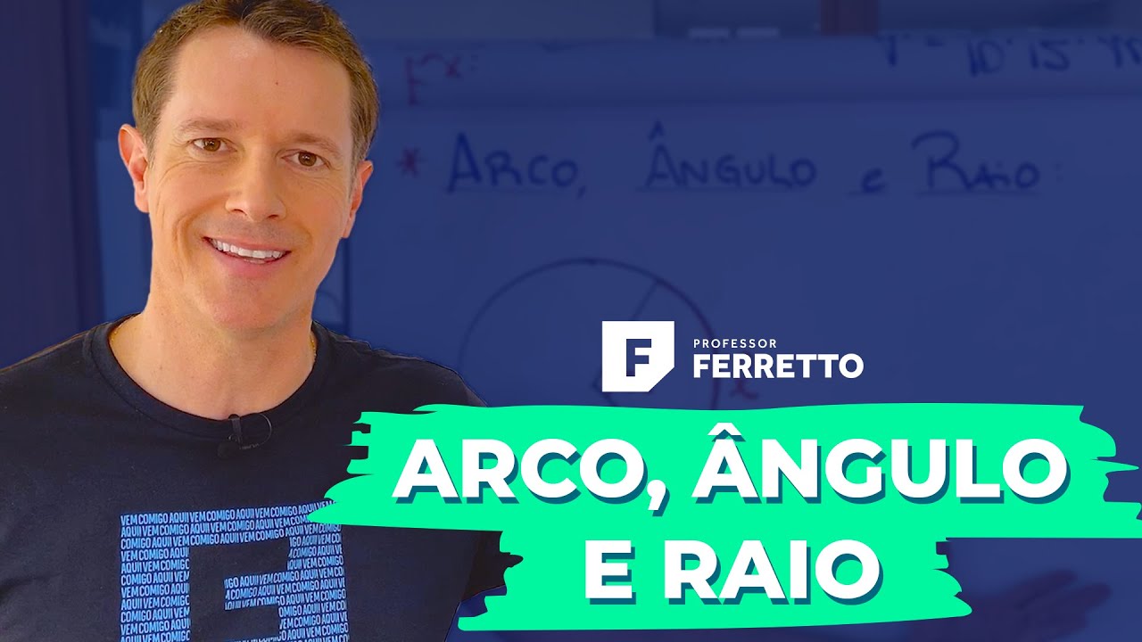 MACETE ➡️ Arco, ângulo e raio de uma circunferência