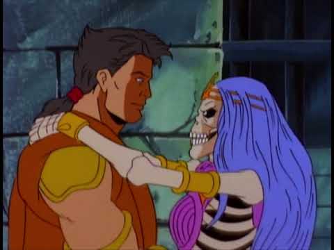 Shriek from Skeleton Warriors (kiss scene included)