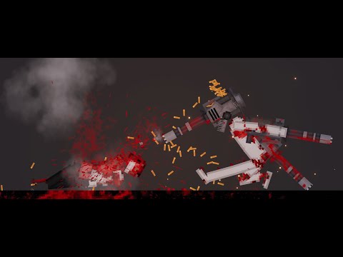 Minigun Man Tears Everyone Up In People Playground