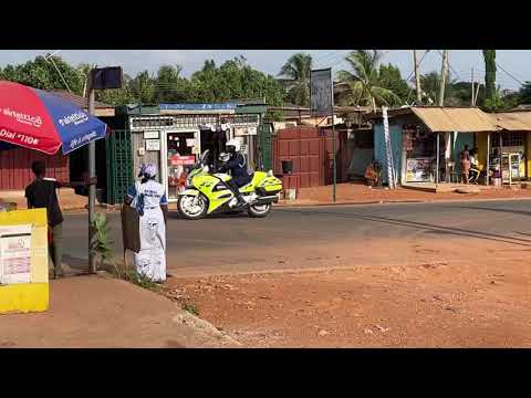 Ghana’s President Nana Akufo-Addo long motorcade