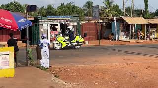 Ghana’s President Nana Akufo-Addo long motorcade