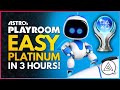 Astro's Playroom | EASY PS5 Platinum Trophy in 3 Hours - All Artefact, Puzzle & Trophy Locations